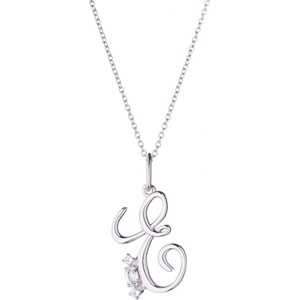 Silenti Jewelry Сребърно колие "Е