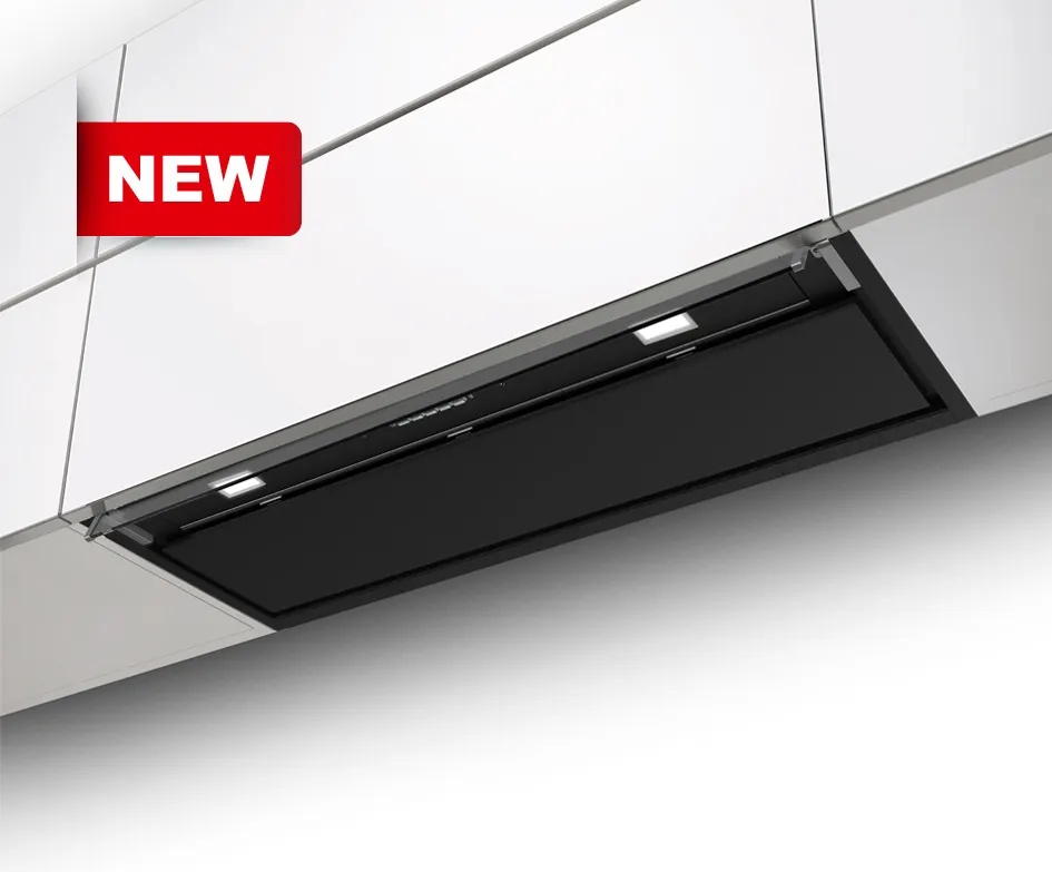 Faber IN-NOVA PREMIUM BK M A60, Черен мат и стъклен визьор, 60 cm, 670 m3/h (IN-NOVA PREMIUM BK M A60)