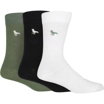 Modern Amusement Чорапи Modern Amusement Men's Silver Lake Crew Socks - White Blk Khaki