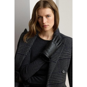 Lauren Ralph Lauren ръкавици дамски от кожа (454911342)