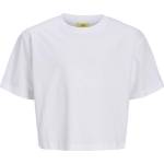 JJXX Тениска JJXX Kids Andrea Cotton Short-Sleeve Cropped T-Shirt - Bright White