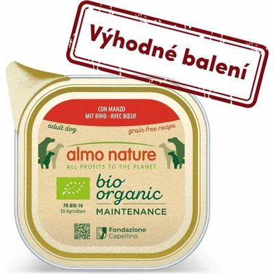 Almo Nature Daily Menu Bio s hovězím 32 x 100 g