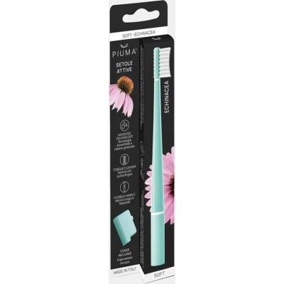 Piuma Zubní kartáček Soft Echinacea Aqua Green + kryt 1 ks