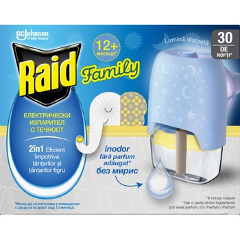 Raid Електрически изпарител с течен пълнител Family