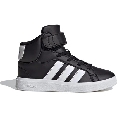 adidas Grand Court Mid Jr core black/cloud white/core black