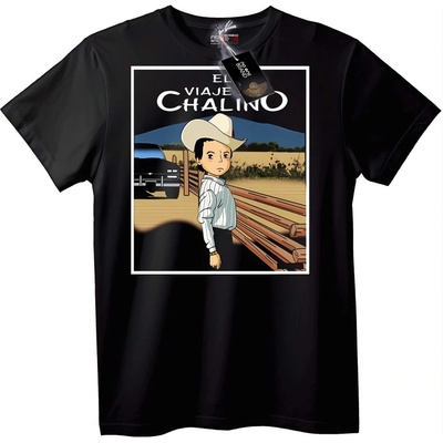 NOONEBRAND Тениска Пътешествие на Chalino - 2XL, Black