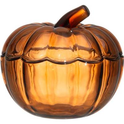 4LIVING Collection (Финландия) Стъклена купа за съхранение 4LIVING PUMPKIN с капак - кафява (TB 4Living 647911)