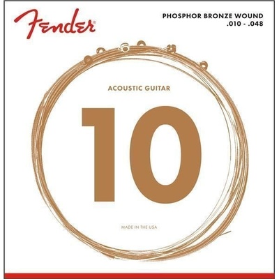 Fender 60XL Phosphor Bronze, Ball End 10/48
