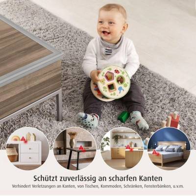 reer 82041 Reer мек протектор за ръбове сив (4013283820414)