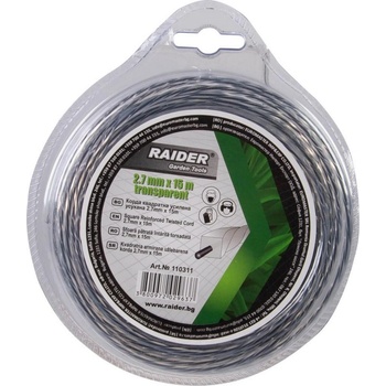 Image 1 of Raider Квадратната усилена усукана корда Raider Garden Tools, 110311 - 2.7 mm, 15 m (110311)