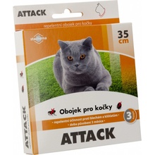 Attack antiparazitární obojek 35 cm