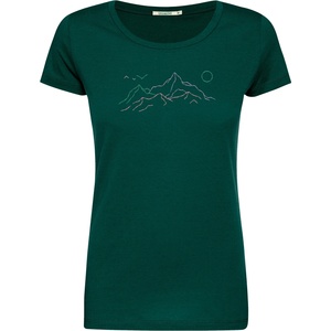 GreenBomb Дамска тениска GreenBomb Contours Loves T-shirt - Petrol Green (916-7661-0112)