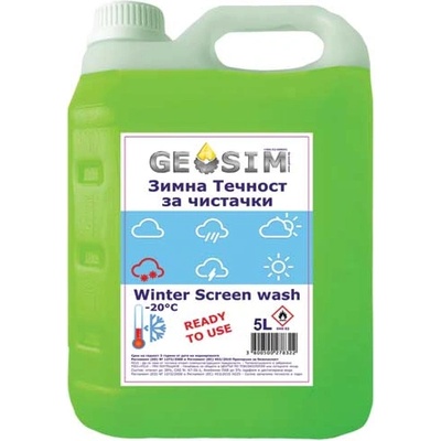 ТЕЧНОСТ ЗА ЧИСТАЧКИ ЗИМНА -20°c 5л ГОТОВА ЗА УПОТРЕБА (g01025)