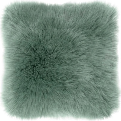 Tiseco Home Studio Zelený vankúš Sheepskin 45 x 45