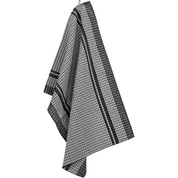 Tiseco Home Studio Комплект от 6 черни памучни кърпи за чай Waffle, 50 x 70 cm - Tiseco Home Studio (9413BLACK)