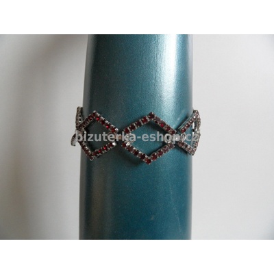 Bizuterka-eshop.cz štrasový vínový BZ-04303