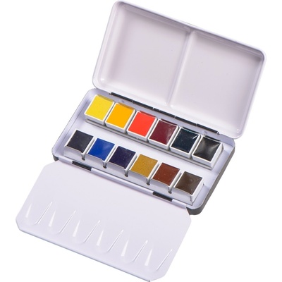 Blockx Watercolour Metal Box Воден цвят Смес 12 бр (41612BXC)