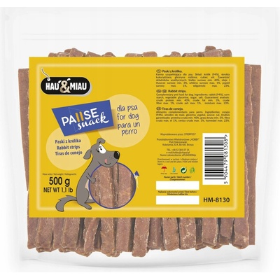 HAU&MIAU POCHÚŤKA PÁSIKY Z KRÁLIKA 500 g