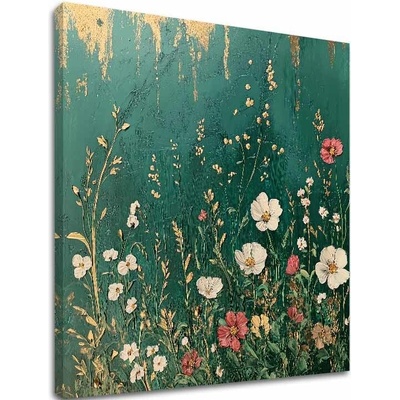 Obraz záhrada spomienok | dokončené rukou umelca - 40x40 cm