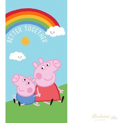 Jerry Fabrics Osuška Prasátko Peppa 132 70 x 140 cm