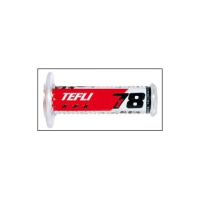 HARRIS gripy 01689-RDE8 TEFLI 78 (115 mm/22 mm) bez otvoru barva červená/bílá/černá