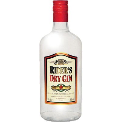 Rider's dry gin 38% 0,7 l (čistá fľaša)