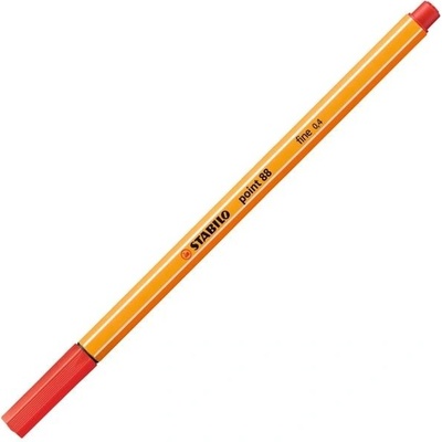 stabilo point 88 červený 10 ks