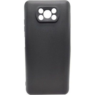 Pouzdro SES Ochranné silikonové obal karbon Xiaomi Poco X3 Pro - černé