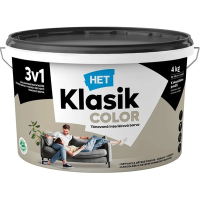 Het Klasik color 4kg 0197 šedý kouřový