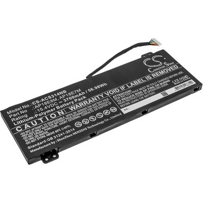 Батерия за Acer Aspire 7, Nitro 5/7, Conceptd 3/5, Predator Helios/Triton и други, 3700 mAh, Li-Po (CS-ACS314NB)