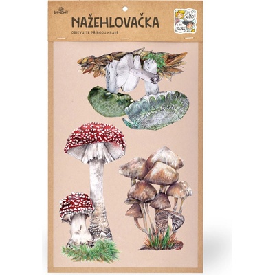 Lesní svět Nažehlovačka L 007 - Houby