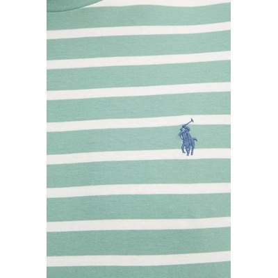 Ralph Lauren Памучна тениска Polo Ralph Lauren в синьо с десен 710934662 (710934662)