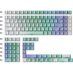 Keychron Капачки за механична клавиатура Keychron - PBT-116 Cloud and Snow, PBT, Cherry Profile (ZOWIE-MOUSE-S2-DWW-WHITE)