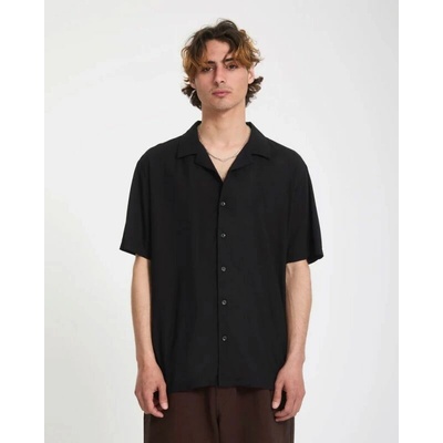 Volcom košile krátký rukáv Single Stone černá