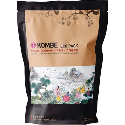 Kombe Korejský ženšenový čaj s jujubou Eco Pack 222 dávek 666 g
