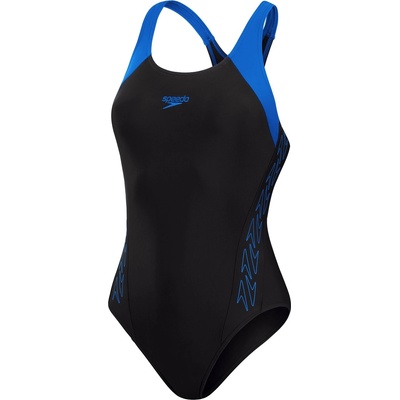 Speedo Бански костюм Speedo Women's One Piece Swimsuit - Black/Blue