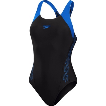 Speedo Бански костюм Speedo Women's One Piece Swimsuit - Black/Blue