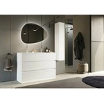 LC Mobili Комплект от бял долен шкаф и стояща мивка LC Mobili Italia Start 122x86x47 см (439013-T120)
