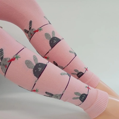 Dětské legíny Ušák růžová