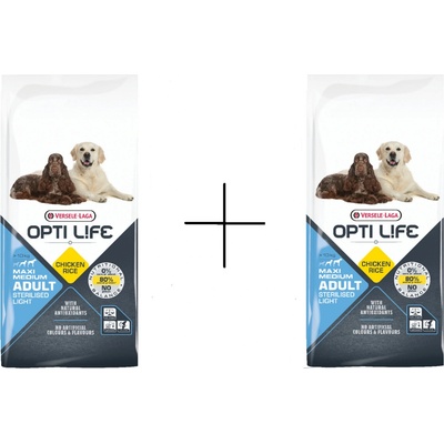 Opti Life Adult Light Medium & Maxi 2 x 12,5 kg