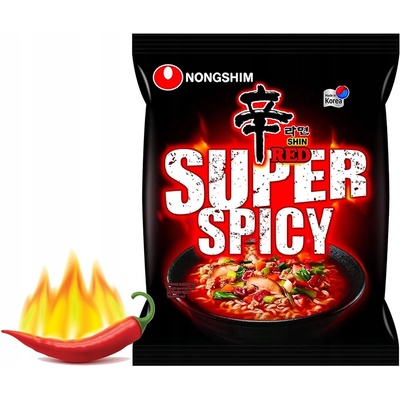 Nongshim Shin Red Super Spicy Ramen 120 g