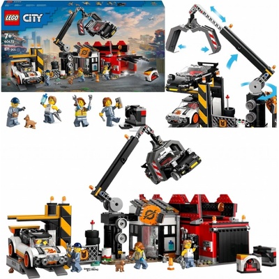 LEGO® City 60472 Šrotovisko s autami