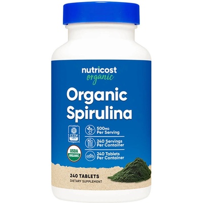 Nutricost Organic Spirulina 240 tablet