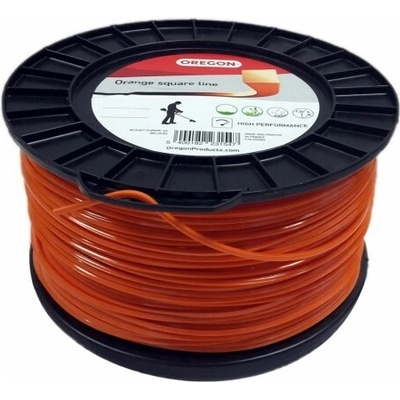 Žacia struna OREGON 2,4 mm x 204 m - ORANŽOVÁ ŠTVOREC (574903) 574903