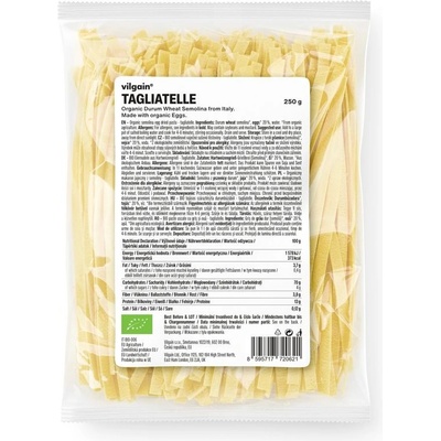Vilgain Tagliatelle těstoviny bio vaječné semolinové 250 g