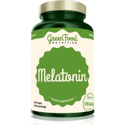 GreenFood Nutrition Melatonin kapsuly na podporu spánku a regenerácie 118 g