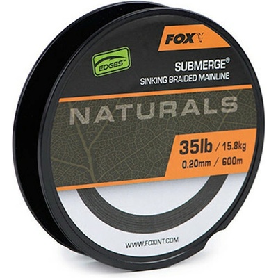 Fox Šnúra Naturals Submerge Braid 600m 0,25mm 20,4kg