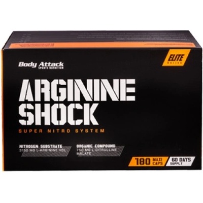 Body Attack Arginine Shock [180 капсули]