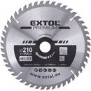 EXTOL PREMIUM pilový kotouč s SK plátky, 210x2,6x25,4mm, 48T, šířka SK plátků 3,2mm