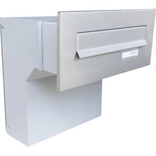 Poštová schránka F-04 do stĺpika nerezová oceľ